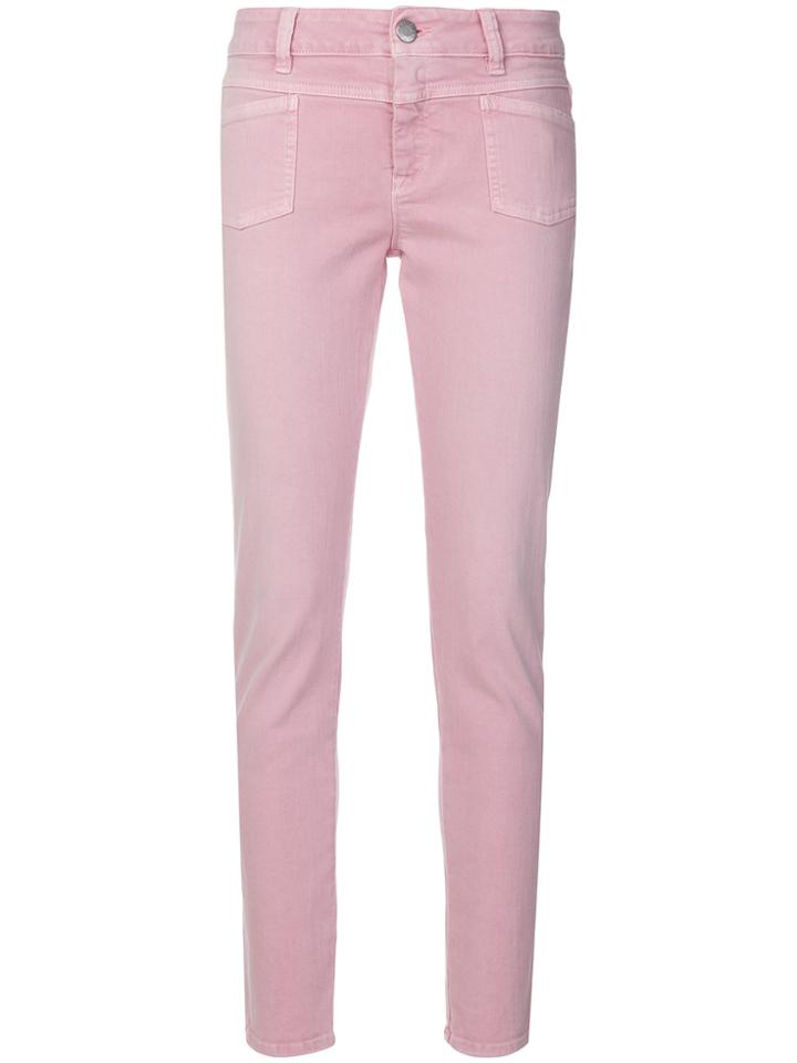Closed Stretch Skinny Jeans - Pink & Purple