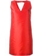 P.a.r.o.s.h. 'pulp' Shift Dress, Women's, Size: Medium, Red, Silk/polyester