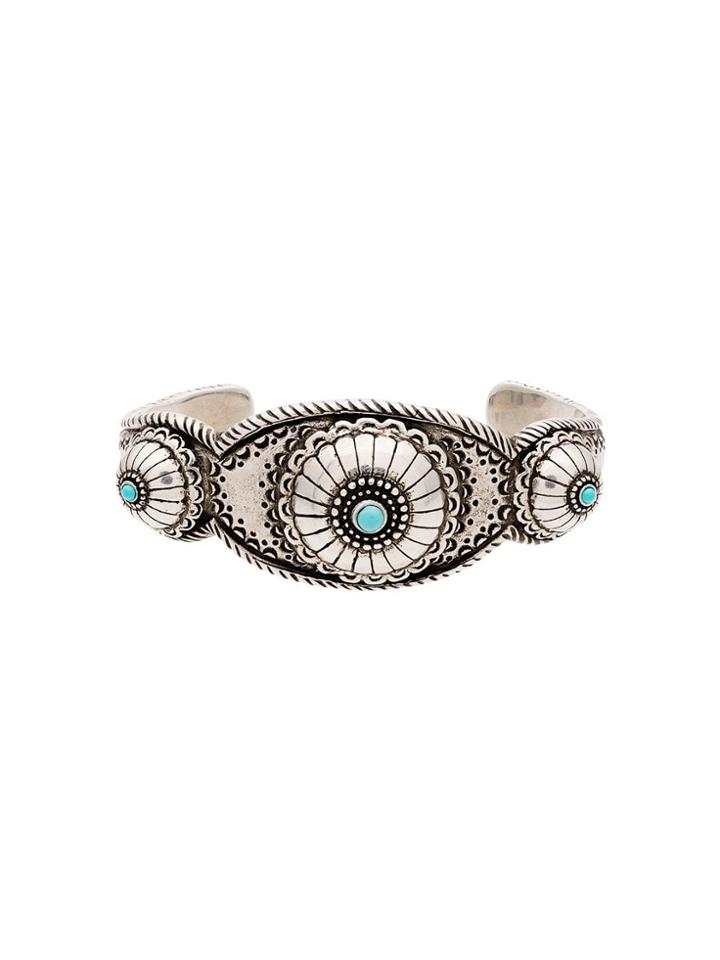 Saint Laurent Navajo Cuff Bracelet - Silver