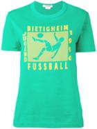 Junya Watanabe Comme Des Garçons Football Print T-shirt, Women's, Size: Small, Green, Cotton
