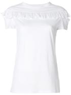 Helmut Lang Ruffle T-shirt - White