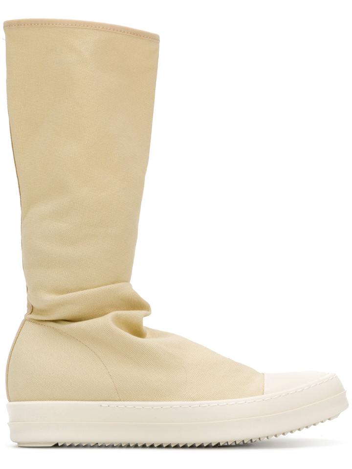 Rick Owens Drkshdw Sneaker Boots - Nude & Neutrals