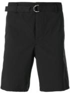 Prada Belted Bermuda Shorts - Black