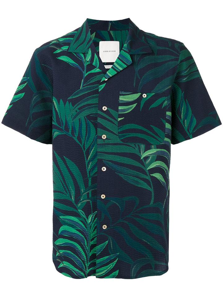 A Kind Of Guise - Jungle-print Shirt - Men - Cotton - S, Blue, Cotton