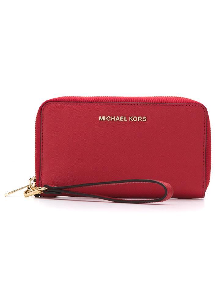 Michael Michael Kors Lg Flat Mf Phn Case - Red