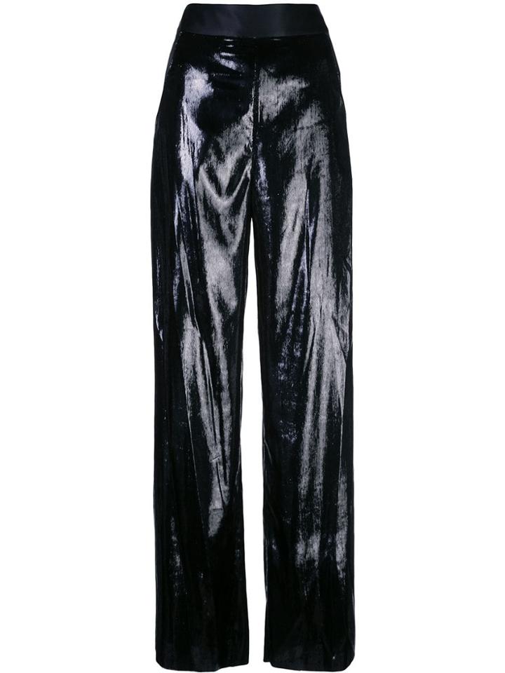Maticevski High-shine Trousers - Black