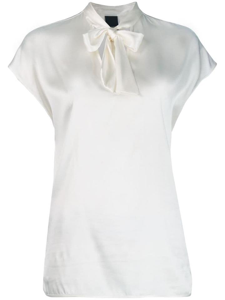 Pinko Pussy Bow Blouse - White