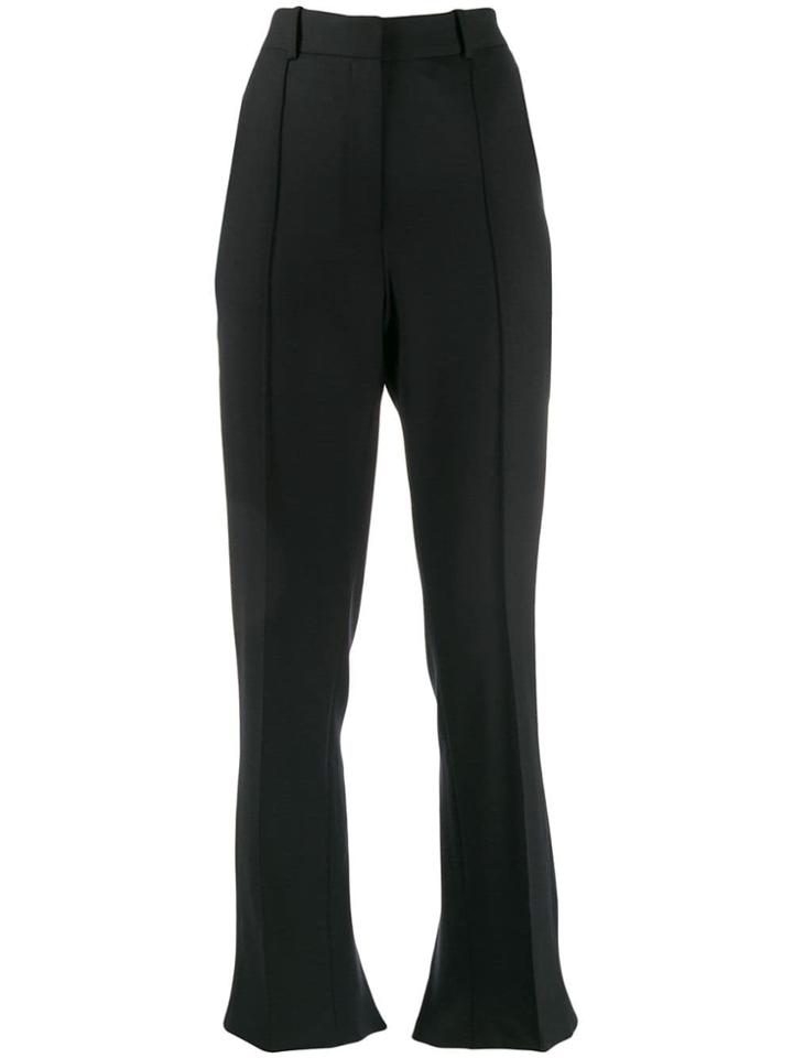 Rokh Raised Seam Bootcut Trousers - Blue