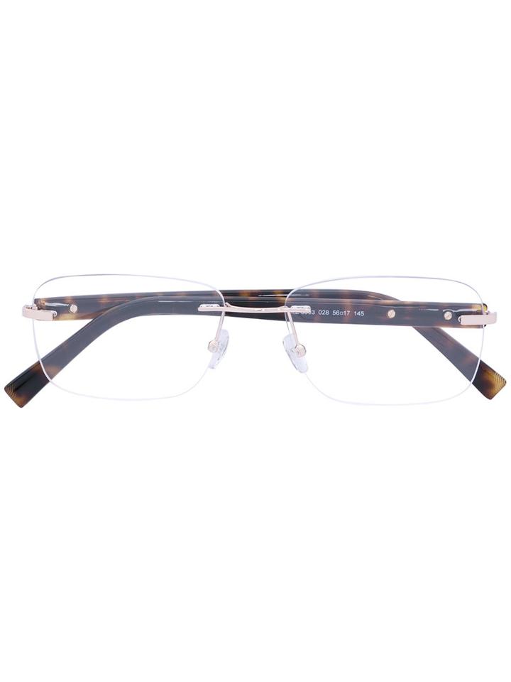 Ermenegildo Zegna - Frameless Optical Glasses - Men - Acetate/metal - One Size, Black, Acetate/metal