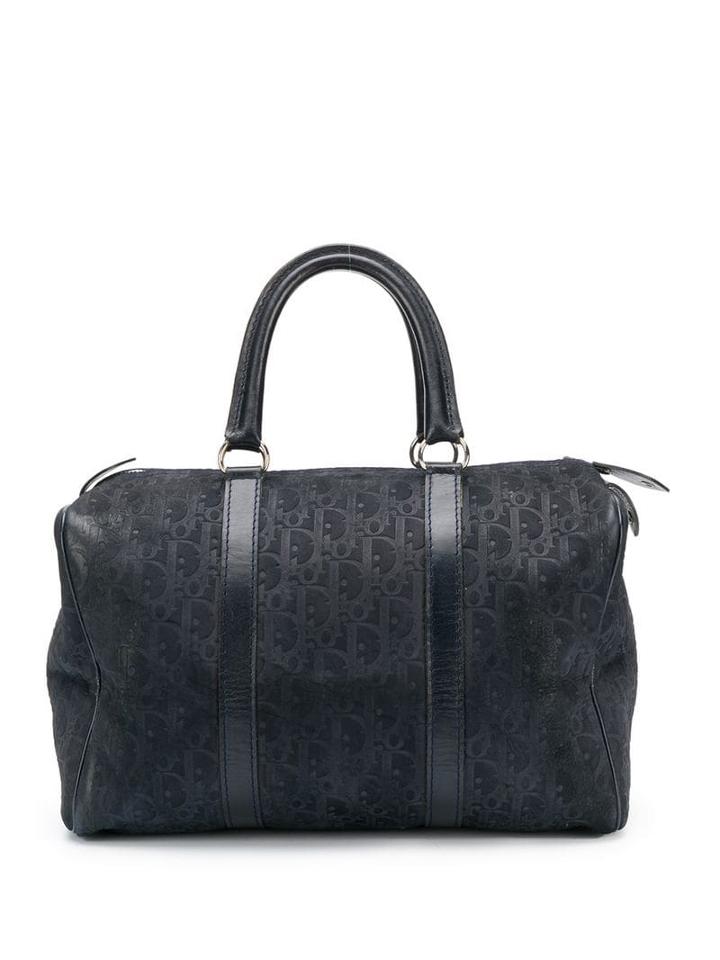Christian Dior Pre-owned 1970's Logo Embossed Handbag - Blue