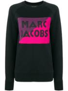 Marc Jacobs Logo Colour-block Sweater - Black