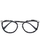 Giorgio Armani Large Round Frames - Black