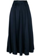 Maison Flaneur Mid-length Full Skirt - Blue