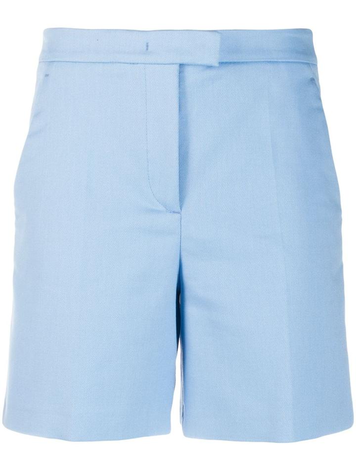 Red Valentino Tailored High-waisted Shorts - Blue
