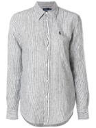 Polo Ralph Lauren Striped Logoed Shirt - Grey