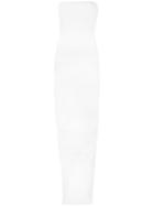 Rick Owens Strapless Gown, Women's, Size: 40, White, Cotton/spandex/elastane/viscose