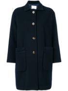 Société Anonyme - Patch Pocket Coat - Women - Wool - 2, Blue, Wool