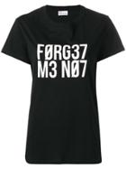 Red Valentino Forget Me Not T-shirt - Black