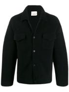 Laneus Loose Fit Bouclé Jacket - Black