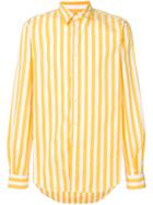 Aspesi Wide Striped Shirt - Yellow & Orange