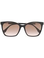 Fendi Eyewear Framed Sunglasses - Black