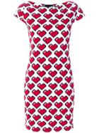 Love Moschino Heart Pixel Dress - White