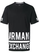 Armani Exchange Logo Detail T-shirt - Black