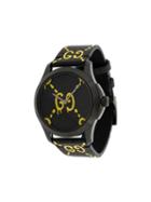 Gucci Black Yellow Guccighost G-timeless Watch