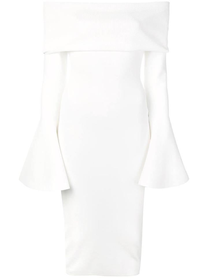 Solace London Mori Midi Dress - Neutrals