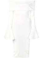 Solace London Mori Midi Dress - Neutrals