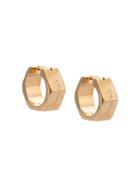 Off-white Hexnut Bolt Earrings - Gold