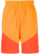 Nike Two Tone Long Shorts - Orange