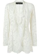 Jean Louis Scherrer Vintage Floral Lace Cardigan