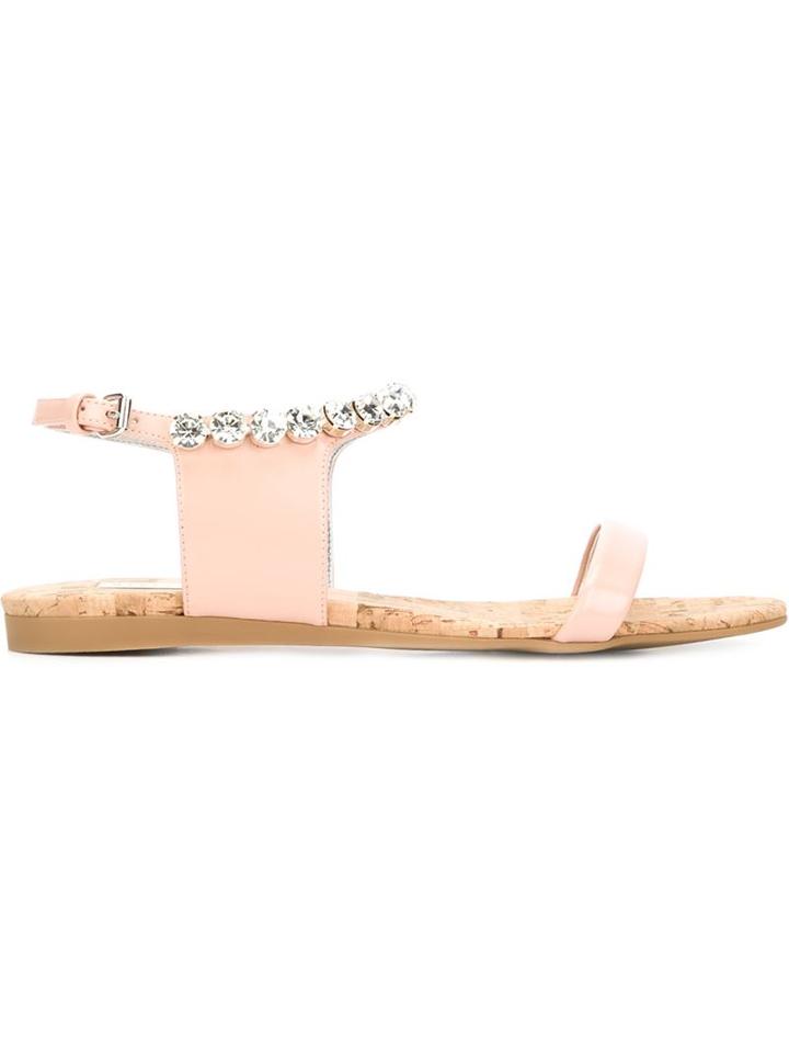 Stella Mccartney Jodie Sandals, Women's, Size: 38, Pink/purple, Artificial Leather