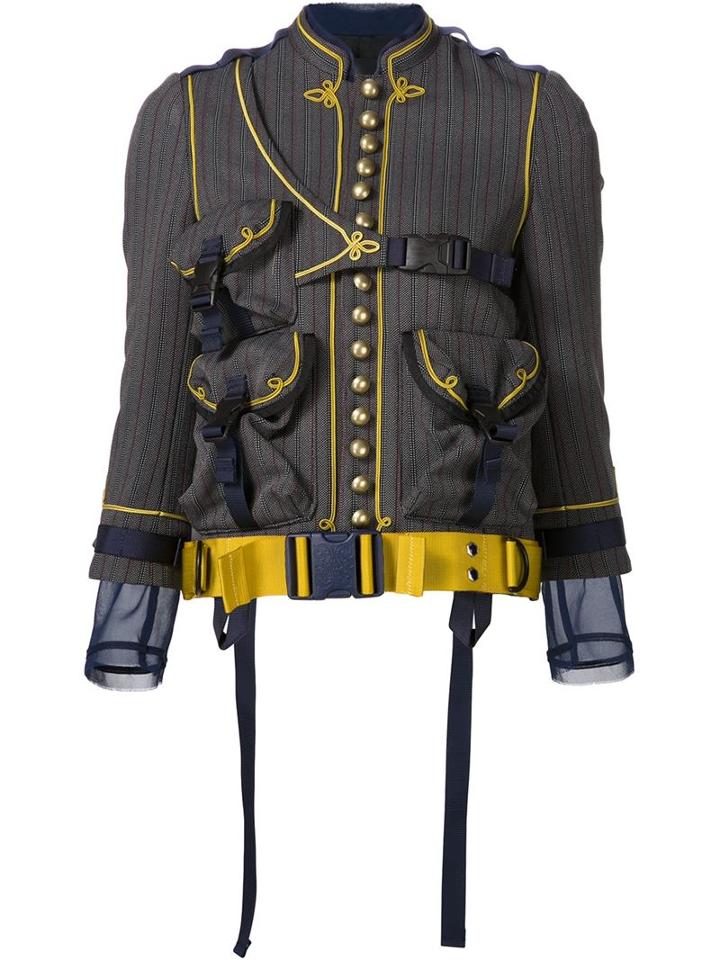 Undercover Army-style Belted Blazer
