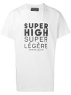 Super Légère Super High T-shirt, Men's, Size: Small, White, Cotton