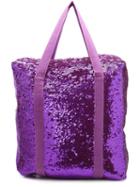 Ashish Sequin Denim Bag, Women's, Pink/purple