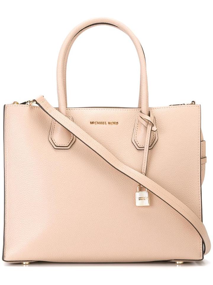 Michael Michael Kors Padlock Charm Tote, Women's, Nude/neutrals