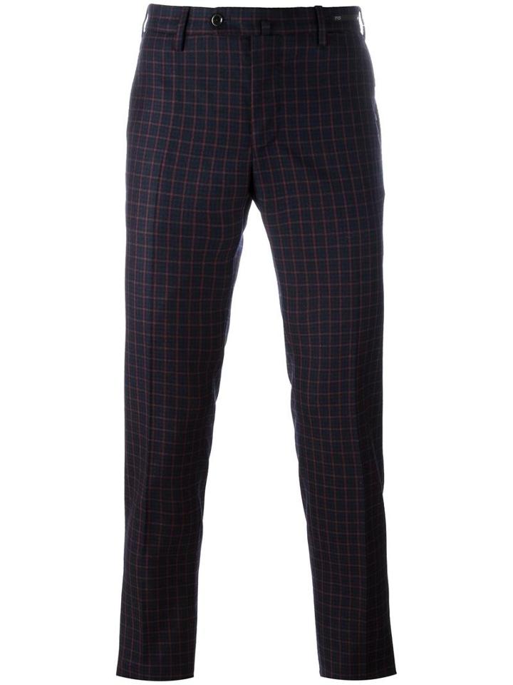 Pt01 Skinny Fit Trousers, Men's, Size: 52, Blue, Virgin Wool/spandex/elastane