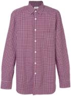Brioni Checked Shirt - Red