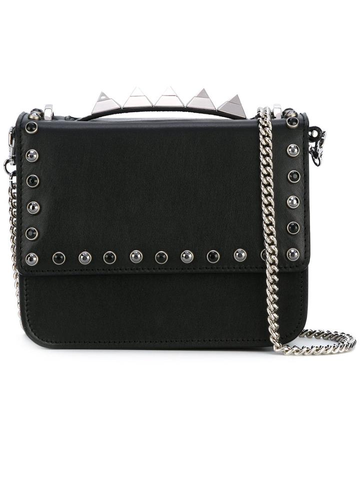 Salar Small Lulla Crossbody Bag, Women's, Black, Calf Leather/suede