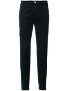 History Repeats Stripe Panel Trousers - Black