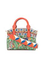 Tory Burch Robinson Printed Top Handle Mini Bag - Multicolour