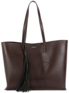 Saint Laurent Shopping Tassel Tote - Brown