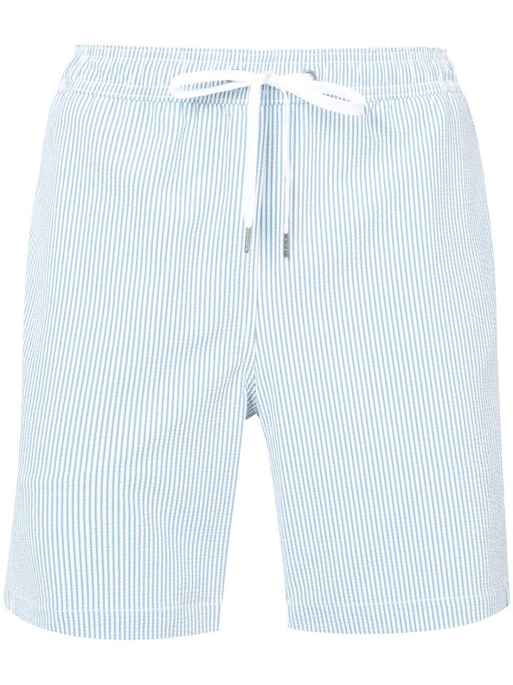 Onia - Striped Charles 7 Trunks - Men - Nylon/spandex/elastane - Xxl, Blue, Nylon/spandex/elastane