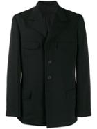 Yohji Yamamoto Tailored Multi-pocket Blazer - Black