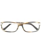 Cartier 'santos De Cartier' Optical Glasses, Grey, Acetate/metal (other)/14kt Gold/platinum