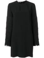 Stella Mccartney Fringe Sleeve Sweater Dress - Black