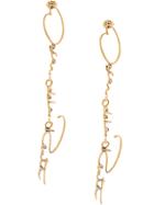 Oscar De La Renta Signature Earrings - Metallic