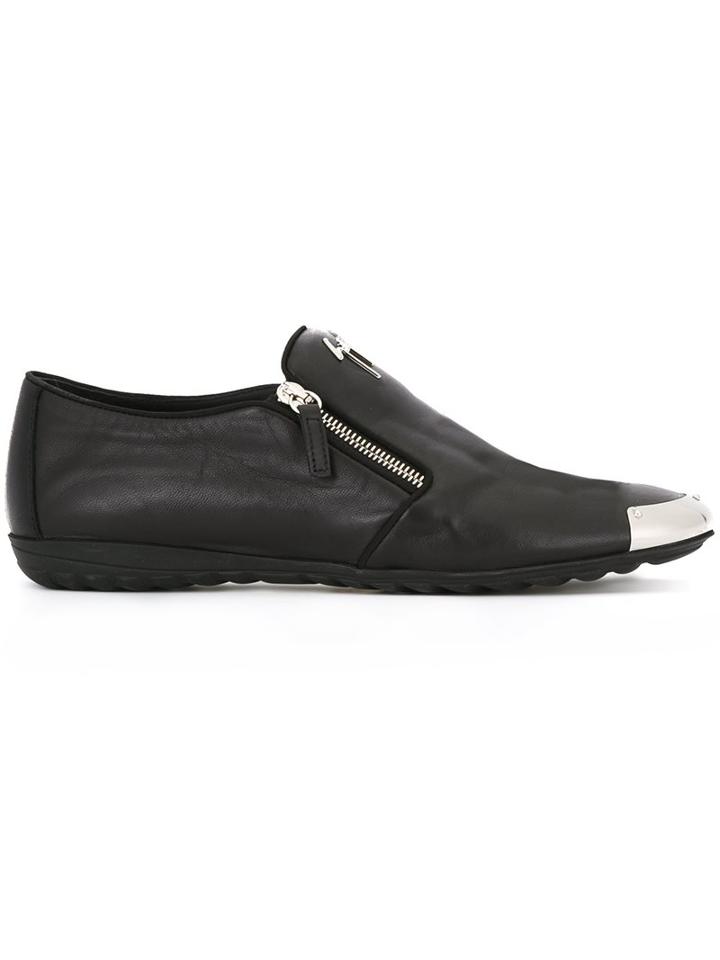 Giuseppe Zanotti Design Contrast Toe Cap Sneakers